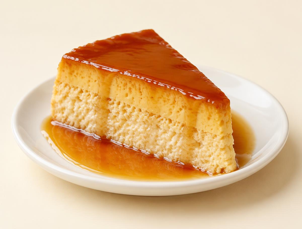 Flan de tres leches